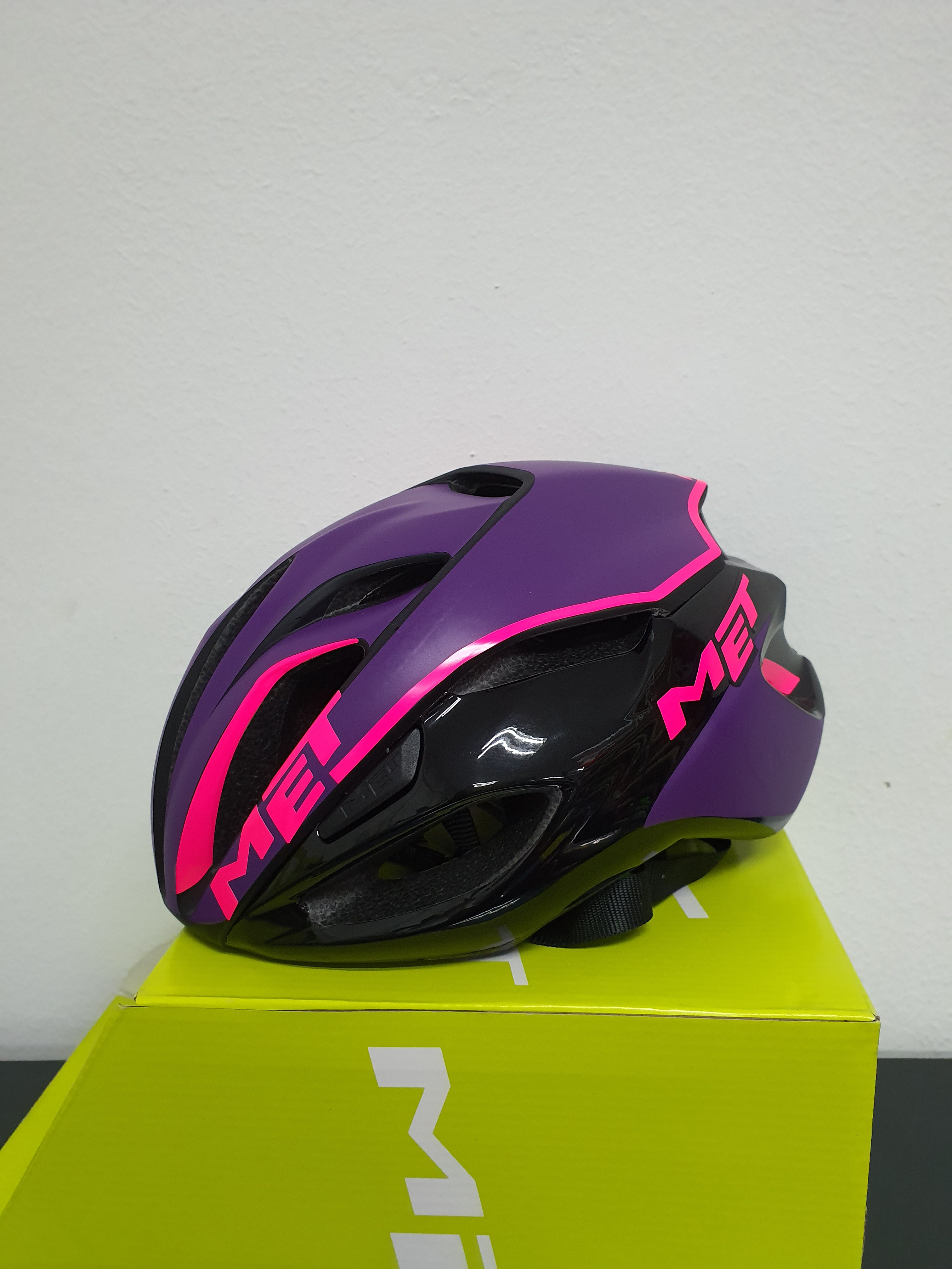 Custom Decal for MET Helmets in Purple and Pink