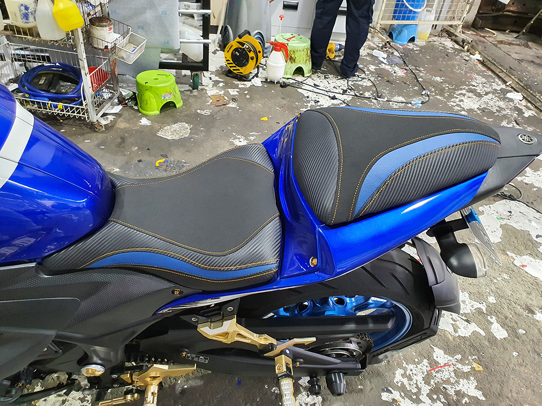 Yamaha R3 Seat Upholstery